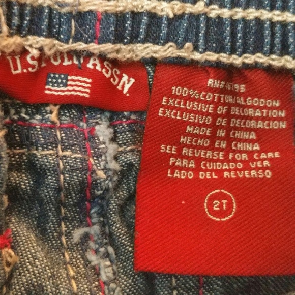 Toddler Girls US Polo Assn Denim Set 2T - Picture 6 of 6